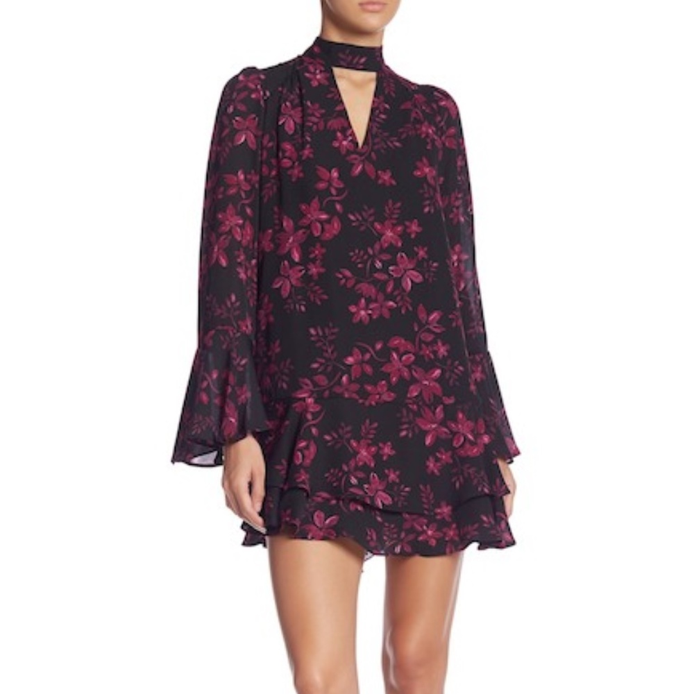 Parker Floral Print Keyhole Shift Dress.NWT!